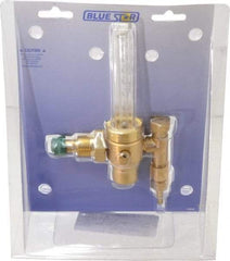 Value Collection - 0 to 70 SCFM Flow Range, 580 CGA Inlet Connection, Male Fitting, 4,000 Max psi, Argon Welding Regulator - 5/8-18 Thread, Right Hand Rotation - Exact Tool & Supply