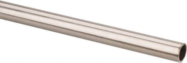 Made in USA - 6' Long, 1/2" OD, 304 Stainless Steel Tube - 0.035" Wall Thickness - Exact Tool & Supply