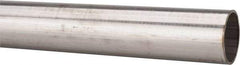 Made in USA - 6' Long, 1-1/2" OD, 304 Stainless Steel Tube - 0.065" Wall Thickness - Exact Tool & Supply