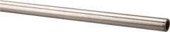 Value Collection - 6' Long, 1/4" OD, 316 Stainless Steel Tube - 0.049" Wall Thickness - Exact Tool & Supply