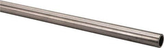 Value Collection - 5/8 Inch Outside Diameter x 6 Ft. Long, Alloy Steel, Round Welded Tube - 1/2 Inch Inside Diameter, 0.065 Inch Wall Thickness, DOM Grade - Exact Tool & Supply