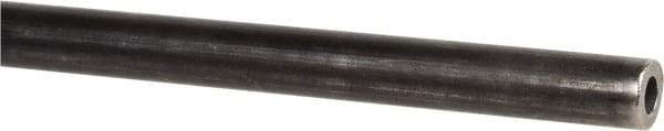Value Collection - 1/2 Inch Outside Diameter x 6 Ft. Long, Alloy Steel, Round Welded Tube - 0.26 Inch Inside Diameter, 0.12 Inch Wall Thickness, DOM Grade - Exact Tool & Supply