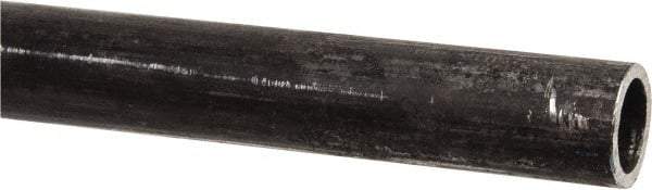 Value Collection - 1 Inch Outside Diameter x 6 Ft. Long, Alloy Steel, Round Welded Tube - 0.76 Inch Inside Diameter, 0.12 Inch Wall Thickness, DOM Grade - Exact Tool & Supply