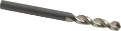 Walter-Titex - #16 130° Parabolic Flute Vanadium High Speed Steel Screw Machine Drill Bit - Bright Finish, Right Hand Cut, 15/16" Flute Length, 2-9/32" OAL, Split Point, Straight Shank - Exact Tool & Supply