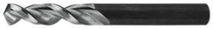 Walter-Titex - 0.3858" 130° Parabolic Flute Vanadium High Speed Steel Screw Machine Drill Bit - Bright Finish, Right Hand Cut, 1-11/16" Flute Length, 3-1/2" OAL, Split Point, Straight Shank - Exact Tool & Supply