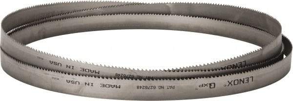 Lenox - 4 to 6 TPI, 15' 4" Long x 1-1/4" Wide x 0.042" Thick, Welded Band Saw Blade - Bi-Metal, Toothed Edge, Raker Tooth Set, Flexible Back, Contour Cutting - Exact Tool & Supply
