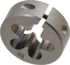 OSG - 3/8-24 UNF Thread, 1" Outside Diam High Speed Steel Round Die - 3/8" Thick, Right Hand Thread, Adjustable - Exact Tool & Supply