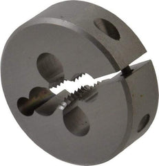 OSG - 5/16-18 UNC Thread, 1-1/2" Outside Diam High Speed Steel Round Die - 1/2" Thick, Right Hand Thread, Adjustable - Exact Tool & Supply