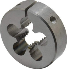 OSG - 3/4-10 UNC Thread, 2" Outside Diam High Speed Steel Round Die - 5/8" Thick, Right Hand Thread, Adjustable - Exact Tool & Supply