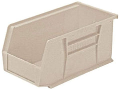 Akro-Mils - 30 Lb. Load Capacity, 10-7/8" Deep, Gray Polymer Hopper Stacking Bin - 5" High x 5-1/2" Wide x 10-7/8" Long - Exact Tool & Supply