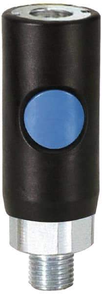 Prevost - 1/2 Male NPT Industrial Pneumatic Hose Coupler - Composite, 1/4" Body Diam - Exact Tool & Supply