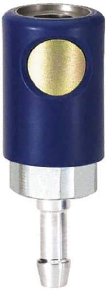 Prevost - Hose Barb Industrial Pneumatic Hose Coupler - Composite, 3/8" Body Diam, 1/2" Hose ID - Exact Tool & Supply