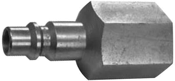 Prevost - Hose Barb Industrial Pneumatic Hose High Flow Plug (for Hose) - Fiber Glass, 1/2" Body Diam, 1/2" Hose ID - Exact Tool & Supply