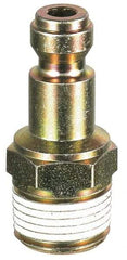 Prevost - 3/8 Male NPT Tru-Flate Automotive Pneumatic Hose Connector - Composite, 1/4" Body Diam - Exact Tool & Supply