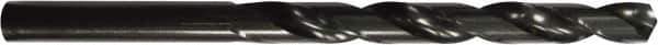 Guhring - 31/32", 118° Point, Spiral Flute, High Speed Steel Taper Length Drill Bit - Oxide Finish, 185mm Flute Length, 282mm OAL, Series 217 - Exact Tool & Supply