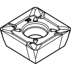 Kennametal - SPCT3125 LD2 Grade KC520M Carbide Milling Insert - TiAlN Finish, 5/32" Thick, 10mm Inscribed Circle, 0.8mm Corner Radius - Exact Tool & Supply