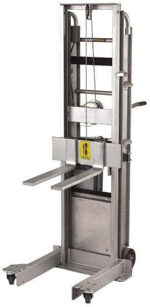 Wesco Industrial Products - 25 Inch Wide x 70 Inch High x 30 Inch Deep, Winch Lift Attachment - 800 Lbs. Load Limit, for Use with 230051 and 230052 Hand Trucks - Exact Tool & Supply