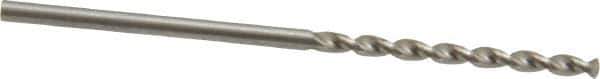 Walter-Titex - 1/16" 130° High Speed Steel Jobber Drill - Oxide Finish, Right Hand Cut, Parabolic Flute, Straight Shank, 1-11/16" OAL, Standard Point - Exact Tool & Supply