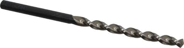 Walter-Titex - #25 130° High Speed Steel Jobber Drill - Oxide Finish, Right Hand Cut, Parabolic Flute, Straight Shank, 2-15/16" OAL, Standard Point - Exact Tool & Supply