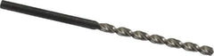 Walter-Titex - #40 130° High Speed Steel Jobber Drill - Oxide Finish, Right Hand Cut, Parabolic Flute, Straight Shank, 2-1/4" OAL, Standard Point - Exact Tool & Supply