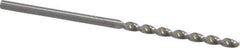 Walter-Titex - #50 130° High Speed Steel Jobber Drill - Bright Finish, Right Hand Cut, Parabolic Flute, Straight Shank, 1-13/16" OAL, Standard Point - Exact Tool & Supply