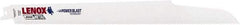 Lenox - 12" Long x 3/4" Thick, Bi-Metal Reciprocating Saw Blade - Straight Profile, 18 TPI, Toothed Edge - Exact Tool & Supply