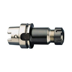 HAIMER - 0.02" to 0.39" Capacity, 3.94" Projection, HSK100A Hollow Taper, ER16 Collet Chuck - 0.0001" TIR - Exact Tool & Supply