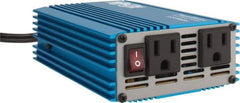 Tripp-Lite - 2 Connection, 12 VDC Input, 120 VAC Output, 40 Amp Input Rating, 600 Peak Wattage, Power Inverter - 4-1/4" Wide x 7" Deep x 2" High, 375 Watt Continuous Output Power, Fan Cooled - Exact Tool & Supply