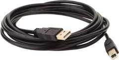 Tripp-Lite - 10' Long, USB A/B Computer Cable - Black, Male x Male - Exact Tool & Supply