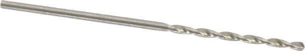 Walter-Titex - #56 130° Cobalt Jobber Drill - Oxide Finish, Right Hand Cut, Parabolic Flute, Straight Shank, 1-1/2" OAL, Split Point - Exact Tool & Supply