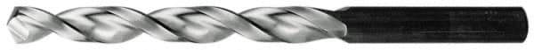 Walter-Titex - 4.4mm 130° Cobalt Jobber Drill - Oxide Finish, Right Hand Cut, Parabolic Flute, Straight Shank, 3-5/32" OAL, Split Point - Exact Tool & Supply