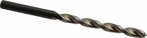 Walter-Titex - 6.2mm 130° Cobalt Jobber Drill - Oxide Finish, Right Hand Cut, Parabolic Flute, Straight Shank, 101mm OAL, Split Point - Exact Tool & Supply