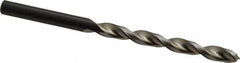 Walter-Titex - 6.2mm 130° Cobalt Jobber Drill - Oxide Finish, Right Hand Cut, Parabolic Flute, Straight Shank, 101mm OAL, Split Point - Exact Tool & Supply