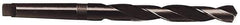 Interstate - 1-5/16", 3MT 118° Point High Speed Steel Taper Shank Drill Bit - Oxide Finish, 8" Flute Length, 13" OAL, Spiral Flute - Exact Tool & Supply
