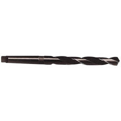 Hertel - 2-11/16", 5MT 118° Point High Speed Steel Taper Shank Drill Bit - Exact Tool & Supply