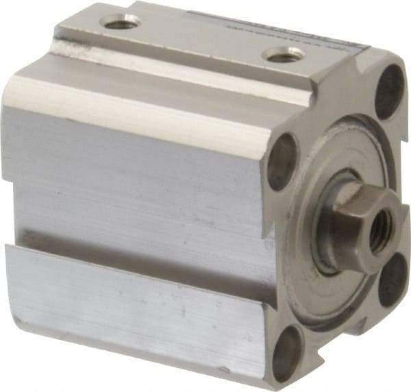 Norgren - 1/2" Stroke x 1" Bore Double Acting Air Cylinder - 10-32 Port, 1/4-28 Rod Thread, 145 Max psi, 23 to 176°F - Exact Tool & Supply