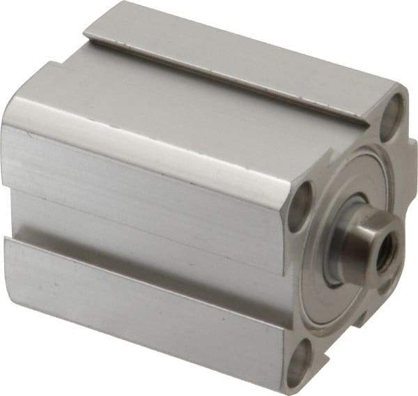 Norgren - 3/4" Stroke x 1" Bore Double Acting Air Cylinder - 10-32 Port, 1/4-28 Rod Thread, 145 Max psi, 23 to 176°F - Exact Tool & Supply