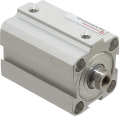 Norgren - 1" Stroke x 1" Bore Double Acting Air Cylinder - 10-32 Port, 1/4-28 Rod Thread, 145 Max psi, 23 to 176°F - Exact Tool & Supply