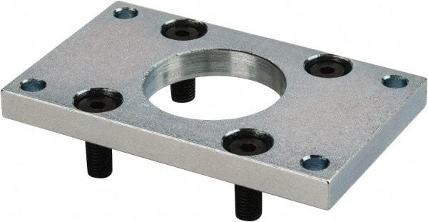 Norgren - Air Cylinder Flange Mount - 23°F Min Temp, Use with 50mm Compact Cylinders - Exact Tool & Supply