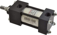 Norgren - 1" Stroke x 1-1/2" Bore Single Acting Air Cylinder - 3/8 Port, 7/16-20 Rod Thread, 250 Max psi, -20 to 200°F - Exact Tool & Supply