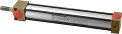 Norgren - 5" Stroke x 3/4" Bore Single Acting Air Cylinder - 1/8 Port, 5/16-18 Rod Thread, 150 Max psi, -20 to 200°F - Exact Tool & Supply