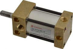 Norgren - 1" Stroke x 1-1/8" Bore Single Acting Air Cylinder - 1/8 Port, 5/16-18 Rod Thread, 150 Max psi, -20 to 200°F - Exact Tool & Supply