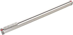Norgren - 2" Bore x 48" Stroke Standard Rodless Air Cylinder - 116 Max psi, -22 to 176°F, 3/8" NPTF Port - Exact Tool & Supply