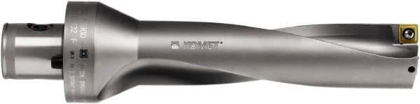 Komet - 5.906" Max Drill Depth, 3xD, 49.2mm Diam, Indexable Insert Drill - 4 Inserts, ABS 63 Modular Connection Shank - Exact Tool & Supply