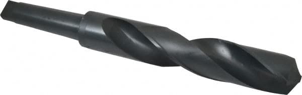 Interstate - 2-7/16", 5MT 118° Point High Speed Steel Taper Shank Drill Bit - Exact Tool & Supply