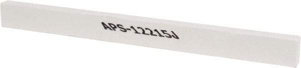 Norton - 900 Grit Aluminum Oxide Rectangular Polishing Stone - Super Fine Grade, 1/2" Wide x 6" Long x 1/4" Thick - Exact Tool & Supply