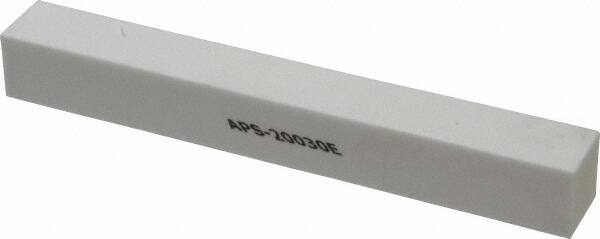 Norton - 100 Grit Aluminum Oxide Square Polishing Stone - Fine Grade, 1" Wide x 8" Long x 1" Thick - Exact Tool & Supply