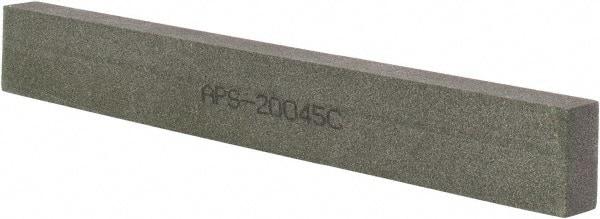Norton - 120 Grit Aluminum Oxide Rectangular Polishing Stone - Fine Grade, 1" Wide x 8" Long x 1/2" Thick - Exact Tool & Supply