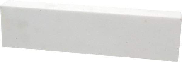 Norton - 120 Grit Aluminum Oxide Rectangular Polishing Stone - Fine Grade, 2" Wide x 8" Long x 1" Thick - Exact Tool & Supply