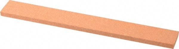 Norton - 150 Grit Aluminum Oxide Rectangular Polishing Stone - Very Fine Grade, 1" Wide x 8" Long x 1/4" Thick - Exact Tool & Supply